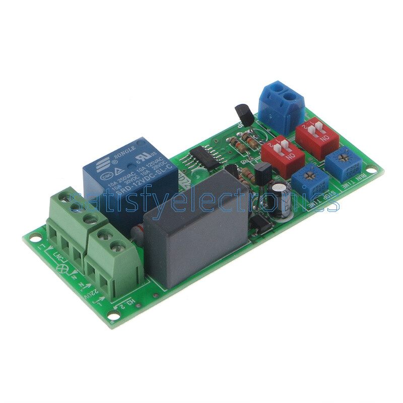 AC 110V 120V 220V 230V Cycle Delay Timing Timer Relay Switch Turn ON/OFF Module