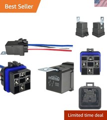 Reliable 4-Pin 40A Waterproof Relay for 12V Automotive Applications – Pack of 1