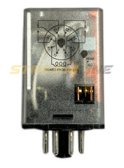 Eaton D3RR2A General Purpose Ice Cube Relay, 10 Amp, 120Vac, DPDT, 8 Pin Octal