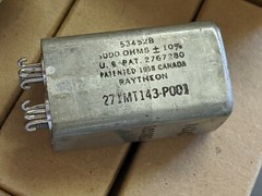 Relay, Reytheon, 271MT143P001, 28 VDC,115AC, 5000 OHMS, 5945-00-951-5037(1 pc)