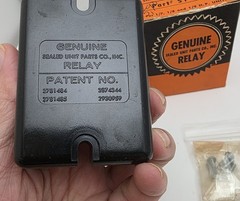 Genuine Relay PART #SYT 8-9, Sealed Unit Parts Co, New Open Box – Rare HTF
