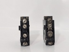 Lot of 2: General Electric 5980012 C0.60A Thermal Overload Relay Heater Switches