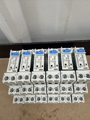 Lot Of 6- Allen Bradley 700-HK32Z24 Ser. B Relay 24V DC & 700-HN222 Socket/Base