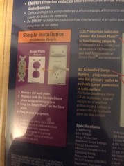 LOT 2 GENERAL ELECTRIC BUSINESS SMART PLATES 330 JOULES UL LISTED ITEM # SU93977