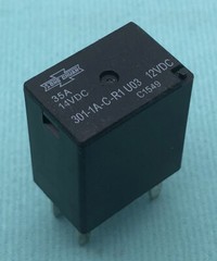 1PC Song Chuan Relay 301-1A-C-R1-U03 12VDC Automotive Relay 35A 4Pins