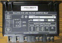 ALLEN BRADLEY 813S V08 Line Voltage Monitor Relay 480V 813S VOB