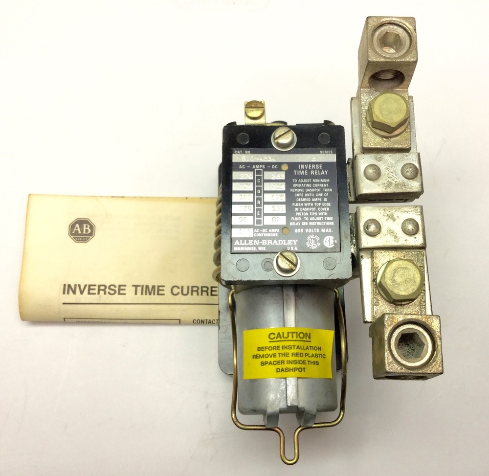 ALLEN BRADLEY 810-A23A INVERSE TIME CURRENT RELAY SERIES B NEW CONDITION