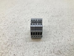 Entrelec M4/6 Gray Grey Wire Terminal M46 Lot of 5 (TSC)