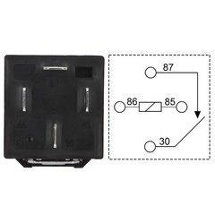 Weasch 4 Pack JD1912 Car Relay, 12V 40A, 4 Pins SPST, Automotive Switches and…