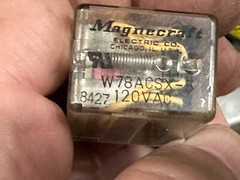 MAGNACRAFT W78ACSX-5 RELAY, Lot of 2
