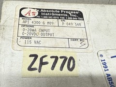 Absolute Process Instruments API 4300 G M01 DC to DC Isolator 115VAC New