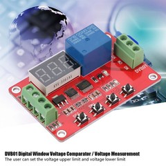 12V/24V Red DVB01 Digital Window Voltage Comparator For Precise Voltage Measurem