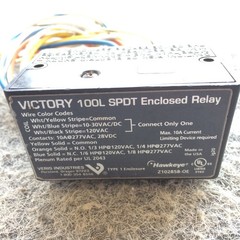 NOS VERIS INDUSTRIES VICTORY 100 SPDT ENCLOSED RELAY 120VAC COIL 10A