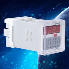 DH48J‑A Digital Counter Delay Time Relay LED Display 1‑999900 11‑Pin (24V AC CX4