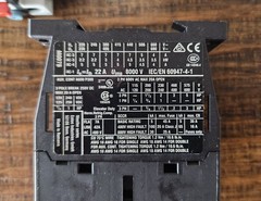 Eaton XTCE007B10 Contactor 24VDC 7A & ZB12-4 Overload Relay Set | Moeller Series