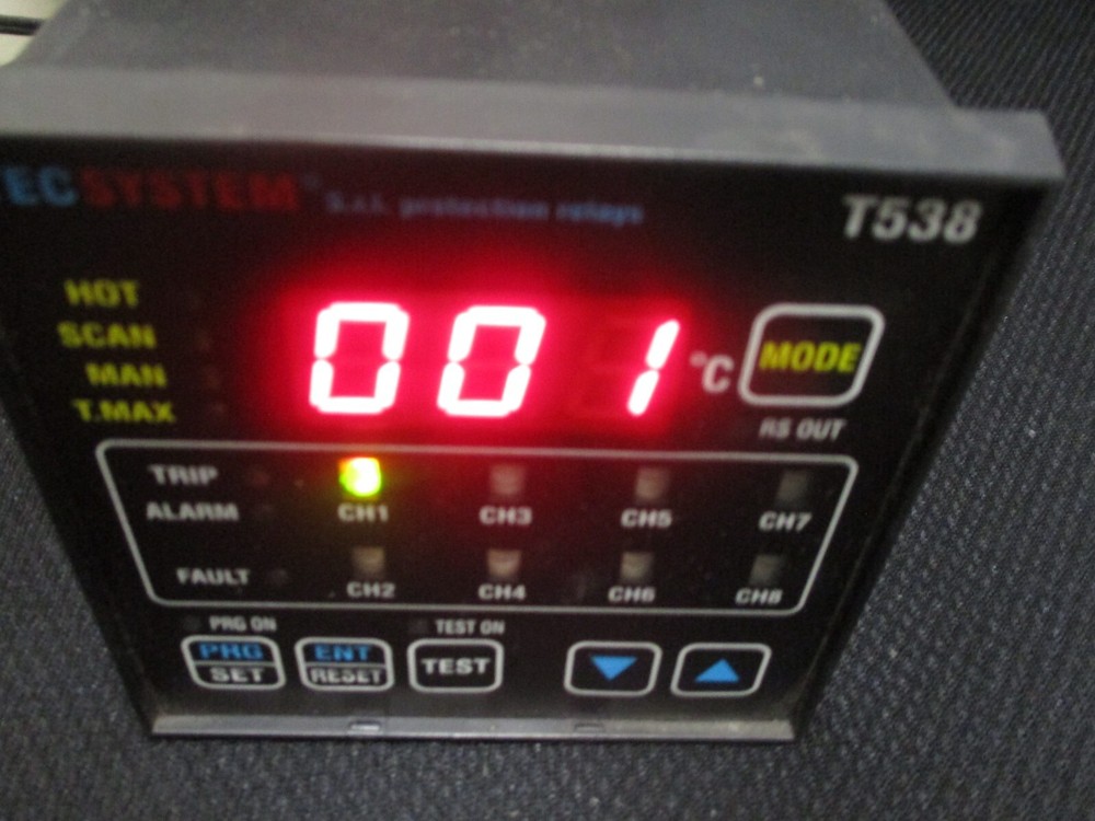 TEC System T538 SRL Protection Relay Module 24-240VAC/DC 4VA T81821/3 *Tested*