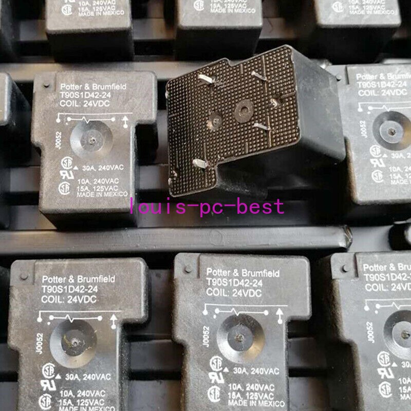 1pc Tyco T90S1D42-24 General Purpose Relays 24VDC 30A 4 Pins