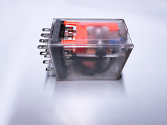 111A4-110VDCN KUHNKE Miniature Relay 110V DC 5A 4PDT W/ Mech. Flag Push Test Btn