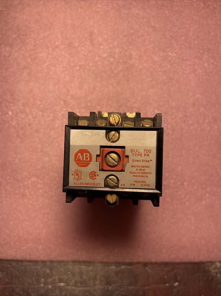 ALLEN BRADLEY 700-PK800A1 SER. B CONTROL RELAY