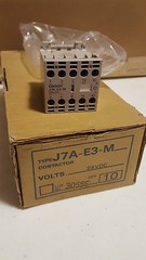 1 pc. Omron J7A-E3-M Control relay contactor 24VDC J7AE3M see description