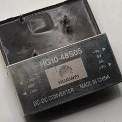 2Pcs HG10-48S05 DC-DC Converter Power Supply 48V-5V 2A Used