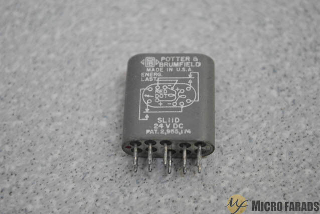 Potter & Brumfield Latching Relay SL11D24VDC 5945-00-837-8367 630 ohm 24vdc