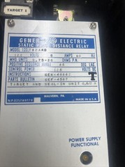 GE 12SLY82A4D Static Phase Distance Relay 120V 5A MHO Units 0.75-30 Ohms