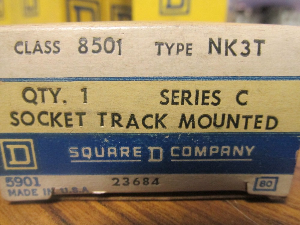 * SQUARE D CLASS 8501 TYPE NK3T SERIES C SOCKET TRACK MOUNTED …… VM-8B