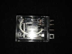 Lots of 3 Omron Relay P/N LY2-DC12V -110VAC 10A 8PIN Coil DPDT