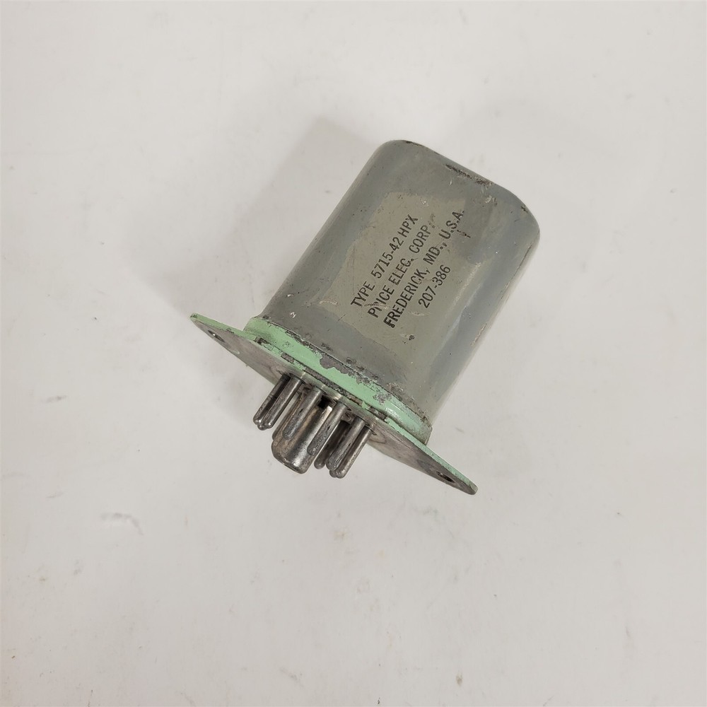 Relay 3-Pole, Double Throw, One Position Momentary 11-Pin Tube Base 5715-42HPX