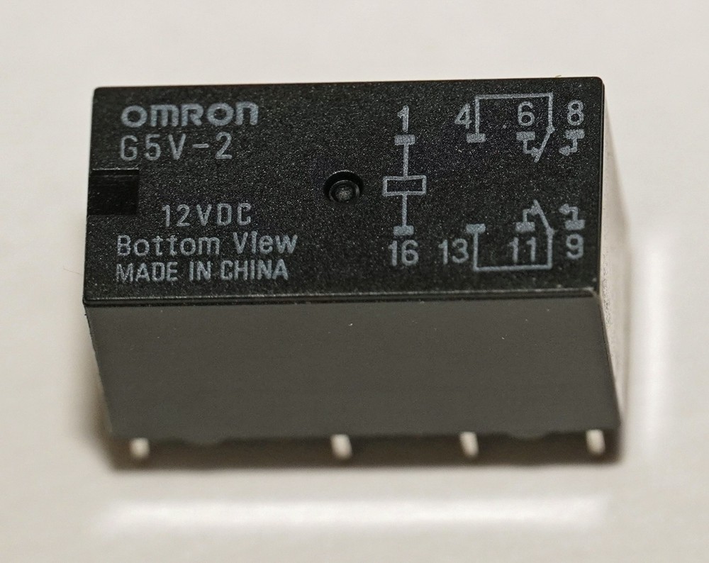 (8) Omron Low Signal Relay G5V-2-DC12 LOT OF (8) PCS