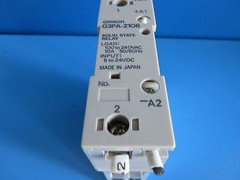 Lot of 8 Omron G3PA-210B 10A SS Relay Heat Sink -Input 5-24VDC Output 100-240VAC