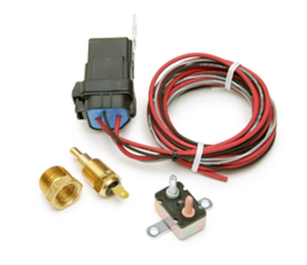 Performance 30129 Weatherproof Electric Fan Relay Kit with Thermostatic Switc…