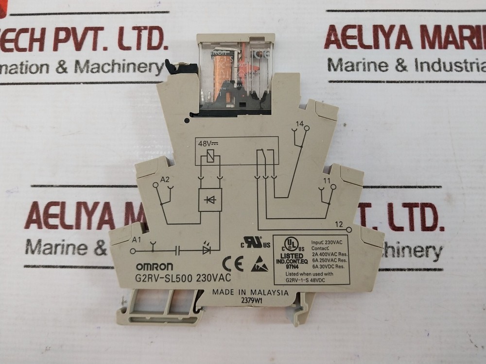 OMRON G2RV-SL500 Slim Relay 230VAC