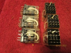 Lot of 6 Matsushita HC4-AC220V AP3148 Relay Contacts Electric