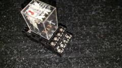 C3 Controls GPRM-B4C05C-3 4 Pole Relay On Base with 24 Volt AC Coil (LOT OF 3)