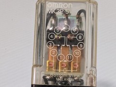 Lot of 8: Omron MK3P-5 General Purpose Ice Cube Relays, 24VDC, MK3P5