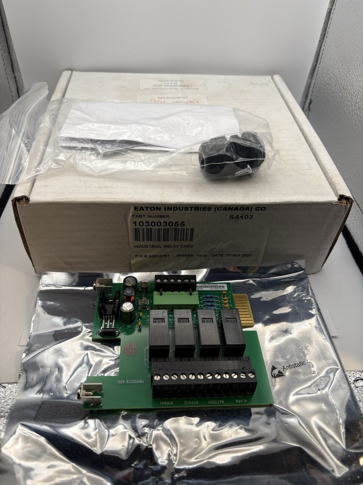 EATON Industrial Relay Card (IRC) Kit P/N 103003055 SA103 101073605-001 NEW