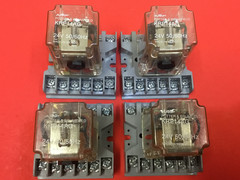 Potter & Brumfield – KRP14AG – 24V – Relay w/Socket – LOT OF (4)