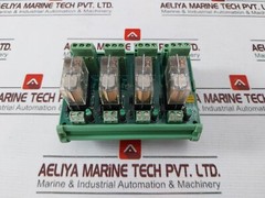 OMRON BRK 2CO-4 Relay Module 94V-0 SL1 BRM 4-24D-2B0 24VDC 0788W4 120 VAC