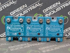 USED Lot of 3 Continental SVDA/3V25 Solid State Relays 24-330VAC 25A