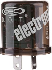 CEC Industries EF32 12V Heady Duty 2-Pin Electronic Flasher Relay for…
