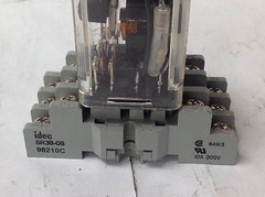 POTTER & BRUMFIELD KUP-14A35-120 Power Relay w/ IDEC SR3B-05 Base