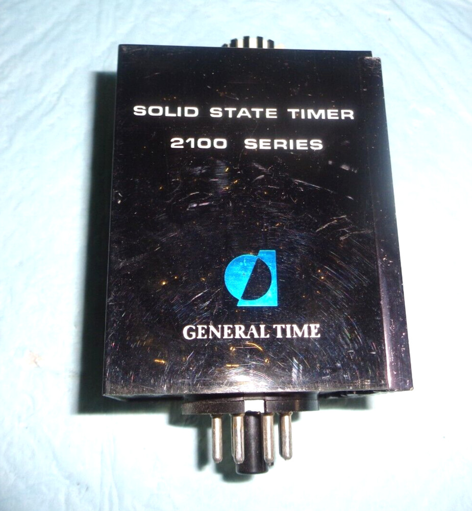 General Time SS Timer 2100 Series 0-15 Min 8 pin Plug in Module 2PST 117V AC-DC