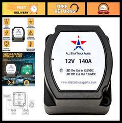 12V 140 Amp Dual Battery Isolator – Voltage Sensitive Relay (VSR) for Trucks & R