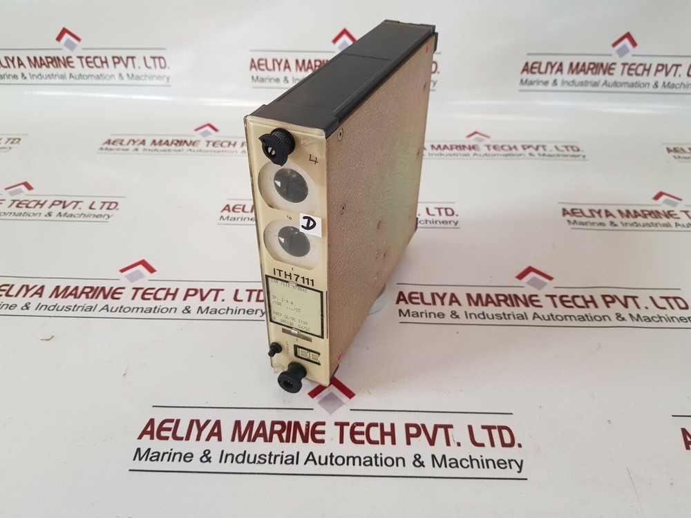 CEE ITH7111 ZERO SEQUENCE RELAY (AUX:CC/DC 110V)