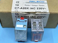 New C7-A20X/AC230V Intermediate Relay 10A 250VAC 8 Pins x 1pc
