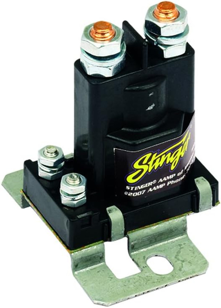 SGP38 80-AMP Battery Isolator and Relay,Black