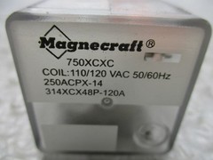 MAGNECRAFT 750XCXC RELAY 120 VAC LOT OF 5 NSNP