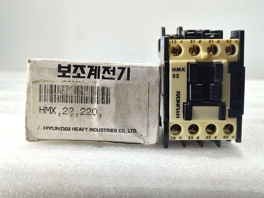 NEW🆕HYUNDAI HMX 22 CONTROL RELAY | 220V COIL | 2NO + 2NC CONTACTS FREE SHIPPING